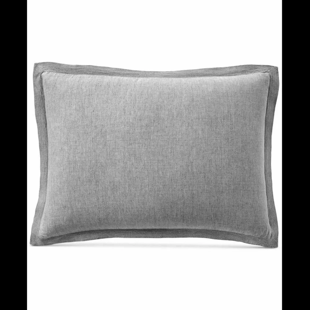 NIB [ 1 King ] Pillow‎ Sham for Hotel Collection Linen in Grey
